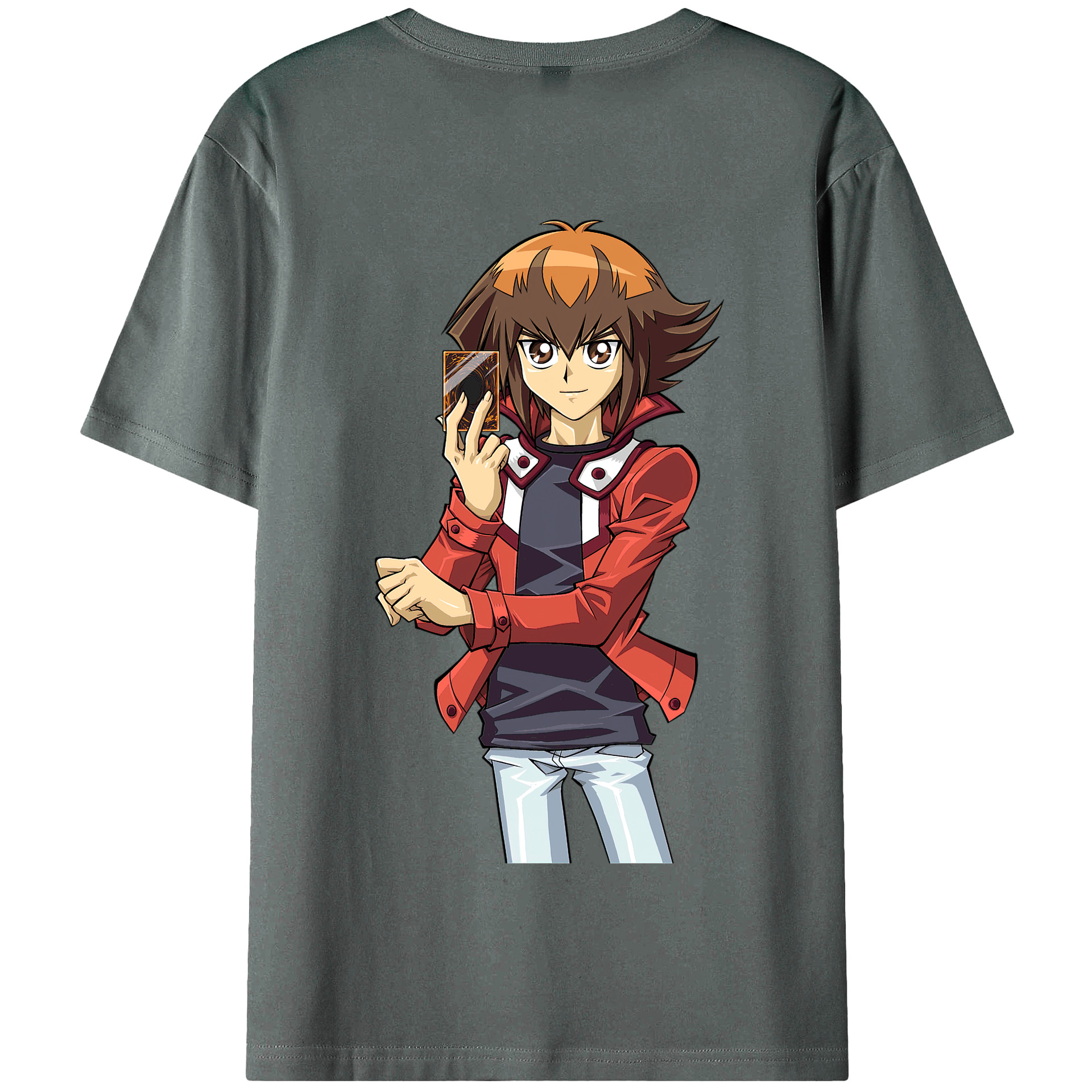 （画像用） 遊☆戯☆王 Yu-Gi-Oh! 綿100％半袖Tシャツ（背面プリント）